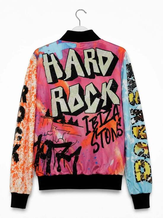 Other - Hard Rock Cafe Ibiza Stones Jacket Niagara Falls Rhinestones Small NWT New T1